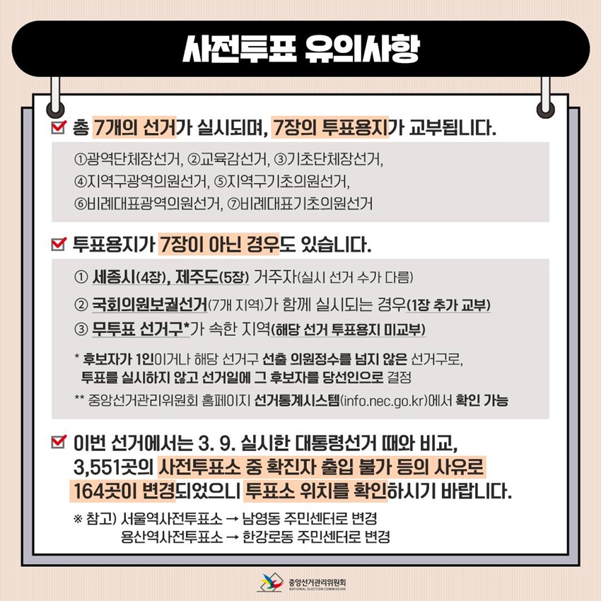 6.오늘 그리고 내일을 위한 투표! 내 손으로 만드는 예천 전국 어디에서나 가능한 사전투표 여러분의 소중한 한 표를 꼭 행사하세요!